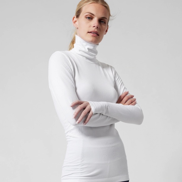 Athleta Tops - XL Athleta white turtleneck. Washed never worn